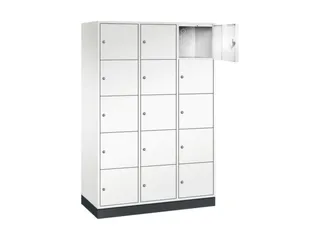 grootvolume-lockersysteem,HxBxD 1950x1220x500mm,3x5vakken,cil.-slot - 1