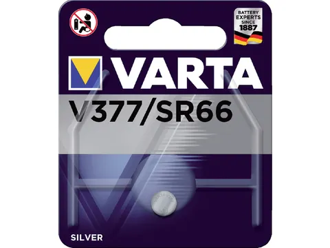 Batterij Varta knoopcel V377 horloge blister à 1stuk