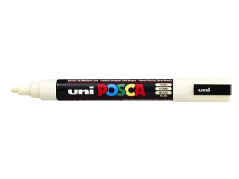 Verfstift Posca PC5M Medium Punt 1,8-2,5mm Ivoor