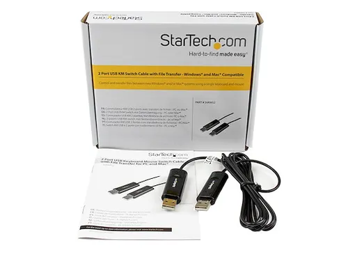 KM Switch kabel met bestandsoverdracht voor PC en Mac - USB 2.0