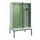 PBM-locker met bank,HxBxD 2120x1200x815mm,4vak,vak B 300mm