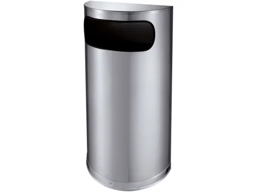 Halfronde Afvalbak 35 Liter met zijopening