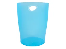 ECOBIN Papiermand 15 L turkoois transp.