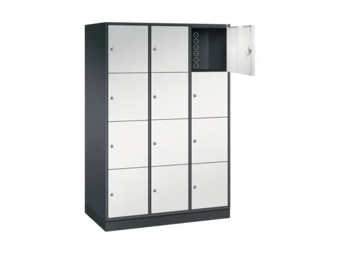 grootvolume-lockersysteem,RAL 7021/RAL 7035,HxBxD 1950x1220x600mm