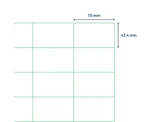 Etiket Premium 70x42.3mm Wit XL Pack 1000 Vel - 2
