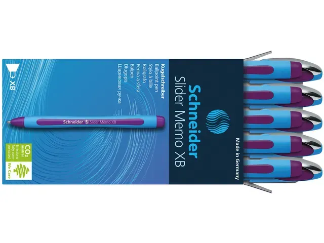Schneider Balpen Slider Memo XB 1,4mm Paars