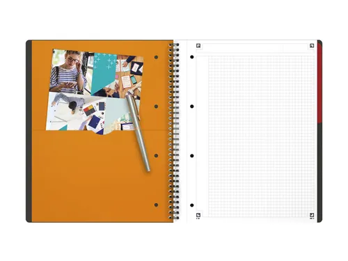 Spiraalblok Oxford International Activebook A4+ ruit 5mm