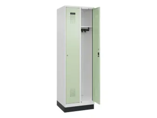 locker,HxBxD 1950x600x500mm,2vak,vak B 300mm,cil.-slot,sokkel - 2