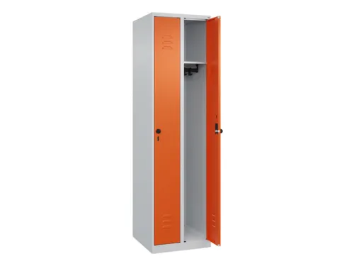 locker,HxBxD 1850x500x500mm,2vak,vak B 250mm,draaigrendel