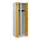 locker voor scheiding van kleding,HxBxD 1850x600x500mm,2vak