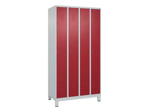 locker,HxBxD 1950x1000x500mm,4vak,vak B 250mm,cil.-slot,voeten