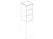 rayonnage de bureau,élément superposable,HxlxP 740x400x445mm,NE-éra