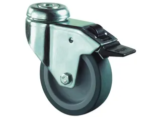 Zwenkwiel Dubbele Vastzetter 50kg Boorgat Øxb 75x24mm Thermoplast - 1