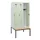 locker met bank,HxBxD 1950x900x815mm,3vak,vak B 300mm,draaigrendel