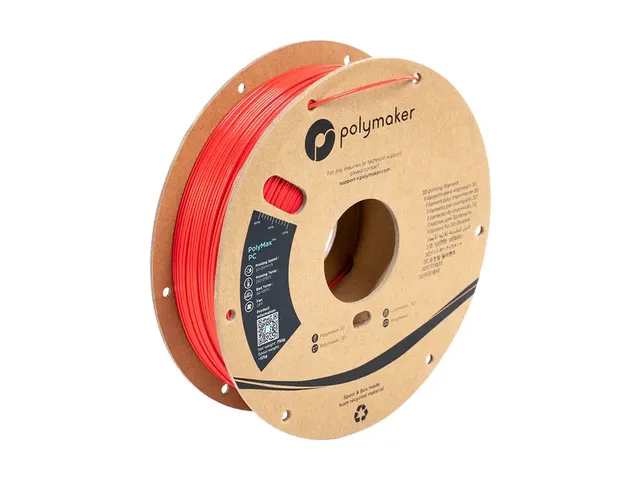 TOUGH PC 1,75mm rood 0,75kg PolyMax 3D Filament