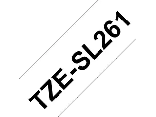 Brother TZe-SL261 zelflaminerende labeltape zwart op wit - 36 mm – v - 3