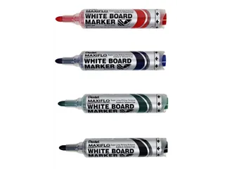 Viltstift Pentel MWL5M Maxiflo whiteboard blauw 3mm - 3