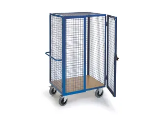 kastwagen,draagverm. 600kg,laadvl. LxB 1215x800mm,houtplaat - 1