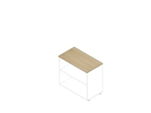 kantoorstelling,HxBxD 730x800x450mm,1xhouten vloer,2ordnerhoogtes