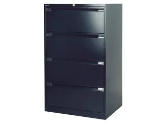hangmappenkast,HxBxD 1321x800x622mm,4hangmappenframes,twee banen - 2