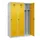 locker voor scheiding van kleding,HxBxD 1850x1200x500mm,3vak