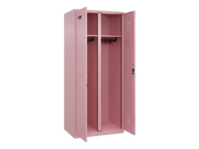 locker voor scheiding van kleding,HxBxD 1850x800x500mm,2vak