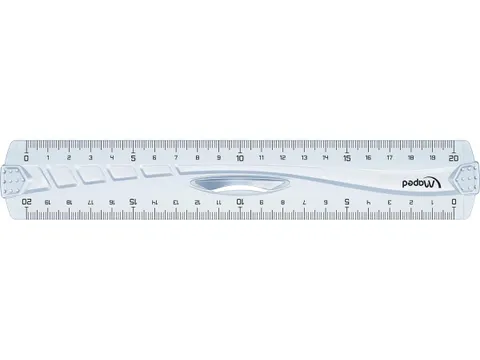 decimeterlat Geometric dubbele decimeter, 20 cm