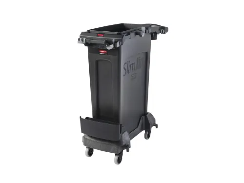 Schoonmaakkar Afvalverzamelaar Slim Jim Rim Caddy Kit 87 Liter Zwart
