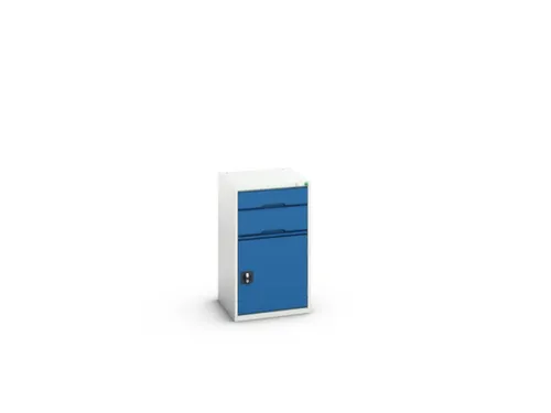 ladekast HxBxD 900x525x550mm 2laden romp RAL7035 front RAL5010