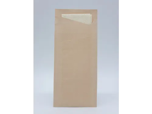 Bestekzakjes 8,5x19cm Sachetto Nature 500 stuks