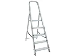 aluminium beugelladder eenzijdig 5treden stand H 0 995m aluminium