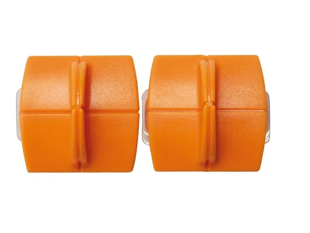 Reservemes Fiskars TripleTrack Titanium set à 2 stuks oranje