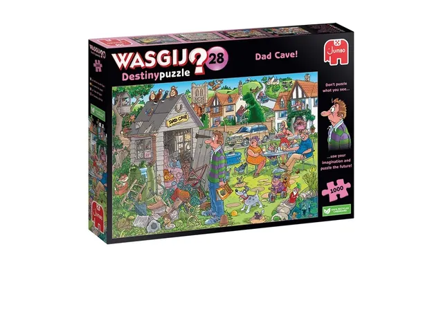 Wasgij Destiny 28 Puzzel De Mancave Van Pa! 1000 stukjes