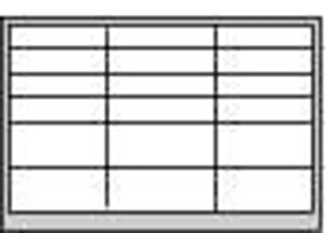 ladekast HxBxD 900x1500x500mm 18laden RAL7035 front RAL6011