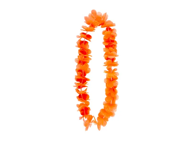 Couronne hawaïenne orange