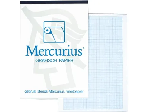 millimeterpapier, ft A4, blok van 50 vel