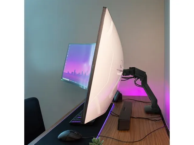 Bras pour écran incurvé HX avec pivot HD Noir