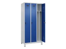 locker voor scheiding van kleding,HxBxD 1950x900x500mm,3vak