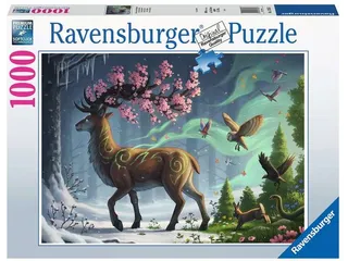 Puzzel Ravensburger Hert van de lente 1000 stukjes - 1