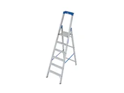Ladder Aluminium Bordes H 1 40M 6Treden Incl. Bordes