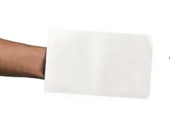 Washand CMT Molton Non woven droog wit