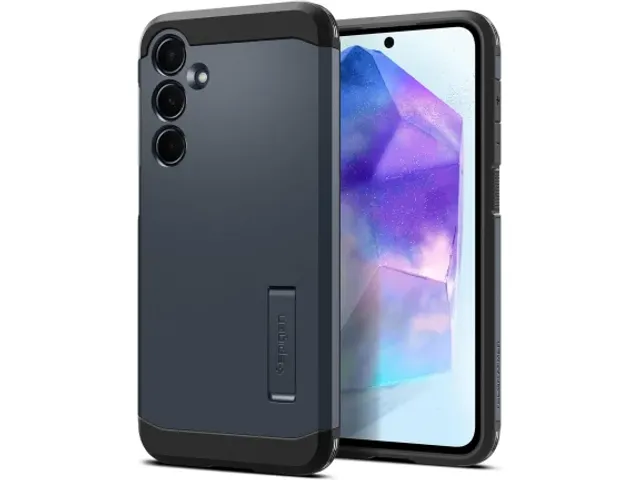 Spigen Case ACS07531 Galaxy A55 2024 Tough Armor Metal Slate