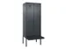 locker met bank,voor scheiding van kleding,HxBxD 2120x800x815mm,2vak
