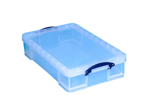 Opbergbox Really Useful 33 liter 710x440x165mm transparant wit