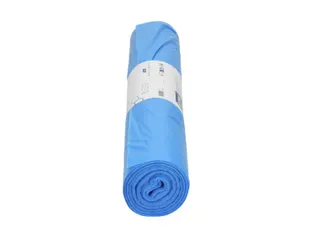 Afvalzak Hynex 70x110cm HDPE recycled T25 120L blauw rol à 25 stuks - 3