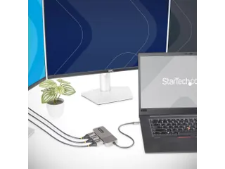 USB-C naar Triple DisplayPort MST Hub 4K 60Hz - 6