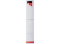 Rugetiket Quantore smal 34x190mm zelfklevend wit