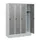 schoollocker,HxBxD 1630x1200x500mm,4vak,vak B 300mm,draaigrendel