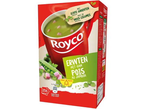 Minute Soup Classic Erwten Met Ham Doos 25 Stuks