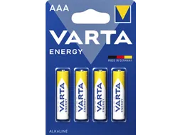 Batterij Varta Energy 4x AAA Alkaline 1.5V